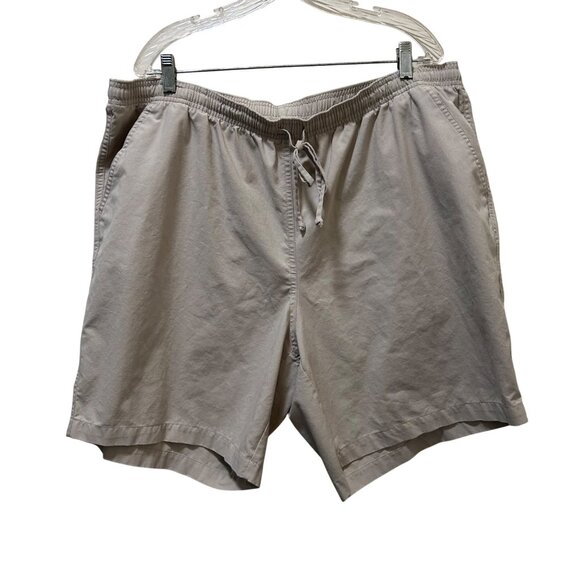 Hasting & Smith Pants - Hasting & Smith Women’s Beige Elastic Drawstring Shorts 3X Cotton/Polyester